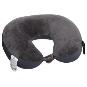 5five Nekkussen Fluweel - antraciet - met ophangclip - polyester - reiskussen voor onderweg -