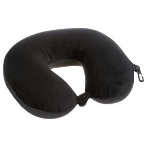 5five Nekkussen Fluweel - zwart - met ophangclip - polyester - reiskussen voor onderweg -