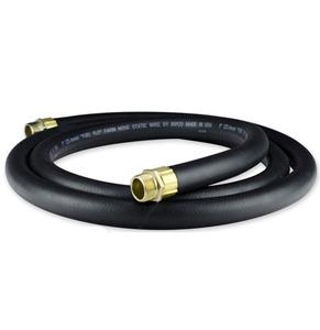 Fiftiesstore Benzinepomp Rubberen Slang Met 3/4 Messing Eindstukken 8 Foot 244 Cm