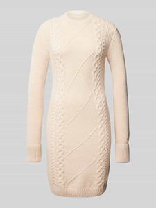Guess Knielange gebreide jurk met kabelpatroon, model 'SERENA'
