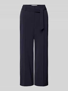 RAFFAELLO ROSSI Regular fit stoffen broek met vaste persplooien, model 'AGATHA'