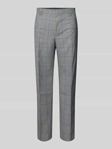 HUGO Regular fit pantalon met bandplooien, model 'Teagan'