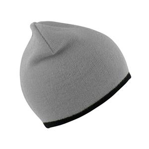 Result Unisex reversible fashion fit winter beanie hat