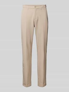 BOSS Green Regular fit stoffen broek met steekzakken, model 'Commuter'