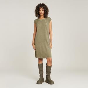 G-Star Raw Knielange jurk met ronde hals