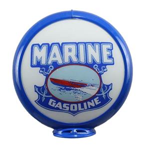 Fiftiesstore Marine Gasoline Benzinepomp Bol - Glazen Lenzen