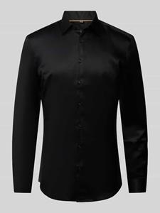 Jake*s Super slim fit zakelijk overhemd met kentkraag