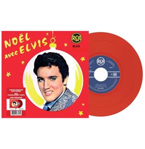 Elvis Presley - Noël Avec Elvis (Doorzichtig Rood Vinyl) EP 7 Vinyl