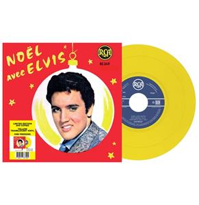 Elvis Presley - Noël Avec Elvis (Doorzichtig Geel Vinyl) EP 7 Vinyl