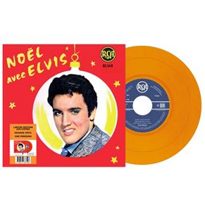 Fiftiesstore Elvis Presley - Noël Avec Elvis (Oranje Vinyl) EP 7 Vinyl