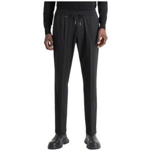 Antony Morato Regular fit bandplooibroek met elastische band