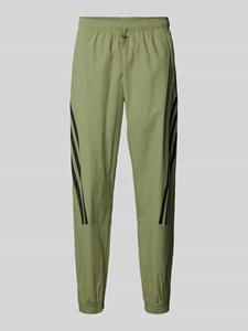 ADIDAS SPORTSWEAR Tapered fit sweatpants met labeltypische strepen