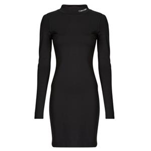Calvin Klein Jeans Lange Jurk  LOGO ELASTIC MILANODRESS