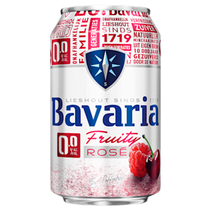 Bavaria 0.0% Fruity Rosé blik 33cl
