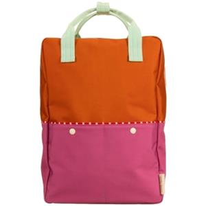 Sticky Lemon Rugzak  Colourblocking Backpack - Gravel Orange