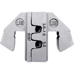 TOOLCRAFT TO-9625863 Krimpinzetstuk MCP 6.3/4.8K & SPT contact 3 tot 6 mm² Geschikt voor merk 
