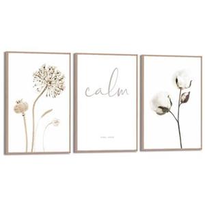 Reinders  Serene Whites - Schilderijen set 3x 30x20cm Hout