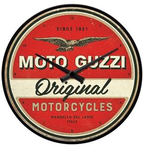 Fiftiesstore Wandklok Moto Guzzi