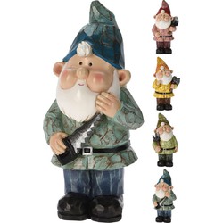 Nampook Kabouter staand 31 cm poly 4 assorti - 