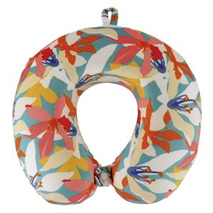 Tendance Nekkussen Moorea - multi kleuren - met ophangclip - polyester - reiskussen voor onderweg -