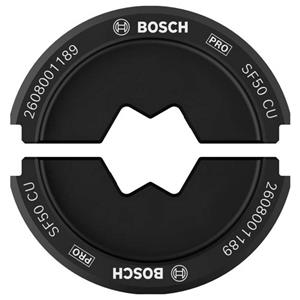 Bosch Accessories 2608001162 2608001162 Krimpinzetstuk Buiskabelschoenen, Buisconnectoren 50 tot 50 mm²
