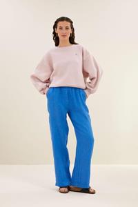 By-Bar Robyn linen pants | queens blue