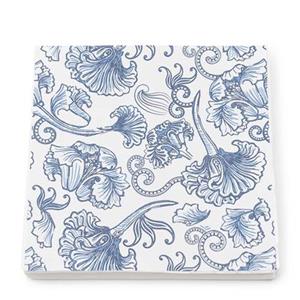 Rivièra Maison  Papieren Servetten B21 - Blauw P12 - 16.5x16.5 cm