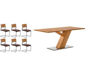 Home affaire Eethoek 0 bestaand uit de tafel ranger en de stoelen aurea