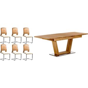 Places of Style Eethoek Pinot & Pisa bestaand uit de tafel pinot en de stoelen pisa (5 of 7-delig)