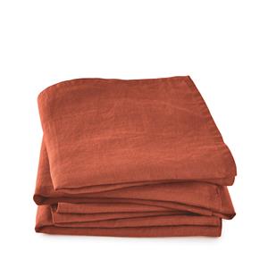 LA REDOUTE INTERIEURS Set van 4 servetten van gewassen linnen Victorine