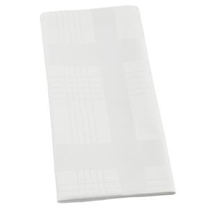 ERWIN M. Servetten Cora; 50x50 cm (BxL); wit; 6 stuk / verpakking