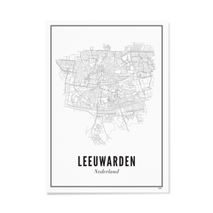 Wijck poster Leeuwarden A3 30 x 40