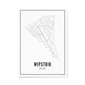 Wijck Wipstrik poster 50 x 70 cm
