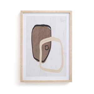 LA REDOUTE INTERIEURS Bedrukte affiche in kader 50x70 cm, Saya