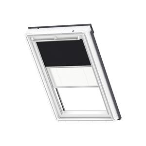 VELUX Duo Verduisterend Dakraam Rolgordijn Met Plissé M06 3009s Zwart