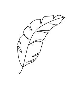 Karo-art Poster - Line Art, Veer in lijnen, Premium Print