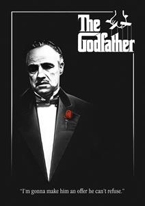 Karo-art Poster - The Godfather, I'm gonna make him an offer..... Originele Filmposter, Premium Kwaliteit, Professioneel Fotopapier