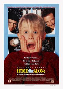 Karo-art Poster - Home Alone, Origine Filmposter, Premium print, Professioneel Fotopapier