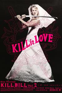 Karo-art Poster - Kill Bill Vol2, Filmposter film van Quentin Tarantino, Premium Print, Professioneel Fotopapier