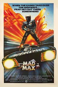 Karo-art Poster - Mad Max, 1979, Originele Filmposter, Premium Print, Professioneel Fotopapier
