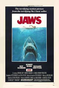 Karo-art Poster - Jaws 1975, Originele poster, Premium Print, Professioneel Fotopapier