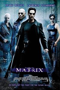 Karo-art Poster - The Matrix, Keanu Reeves, Originele Filmposter, verpakt in stevige kartonnen rolkoker