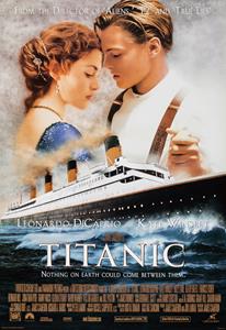 Karo-art Poster - Leonardo DiCaprio, Titanic, 1997, Originele Filmposter, Premium Print, Professioneel Fotopapier