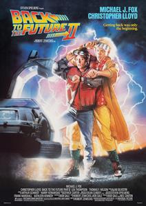 Karo-art Poster- Back to the Future II - Michael J Fox, Originele Filmposter, Premium Print, Professioneel Fotopapier