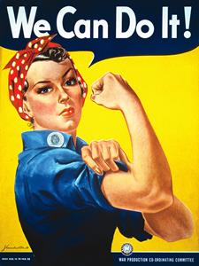 Karo-art Poster - We can do it, Rosie the Riveter, Klassieke poster