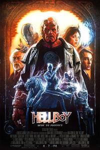 Karo-art Poster - Hellboy, 2004, Originele Filmposter, Premium Print, Professioneel Fotopapier