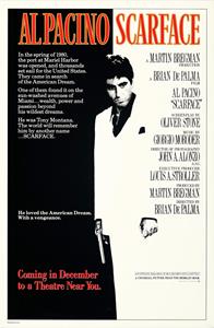 Karo-art Poster - Al Pacino in Scarface, Originele Filmposter, Premium Print, Professioneel Fotopapier