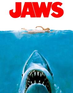 Karo-art Poster - Originele Film Poster Jaws uit 1975, Premium print, Professioneel Fotopapier