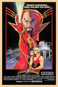 Karo-art Poster - Flash Gordon, 1980, Originele Filmposter, Premium Print, Professioneel Fotopapier