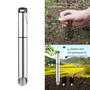 Cyprinoid Tuinbollenplanter Tuinbollentransplanter Gereedschap Roestvrijstalen grondverwijderingsgereedschap voor het verplanten Graven Planten Bloemen